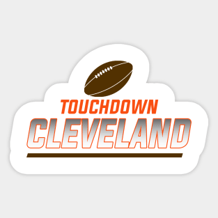 Cleveland Football Team Sticker